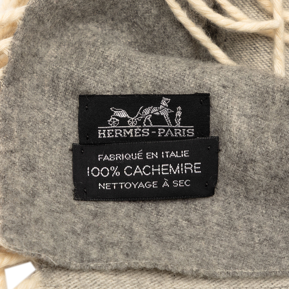 Pre-Loved Hermes Cashmere Cheval Blanket - Picture 4 of 7